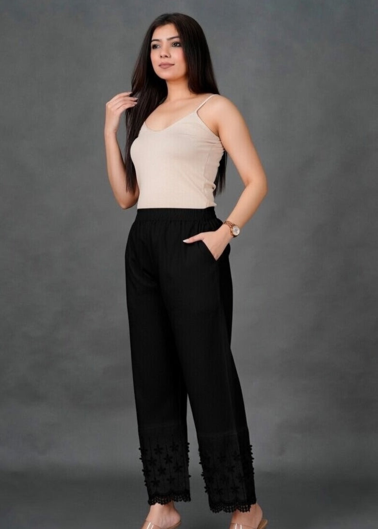 Black 3D Pant