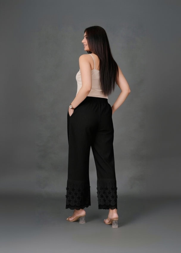 Black 3D Pant