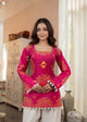 Hot Pink Bandhani Kurti