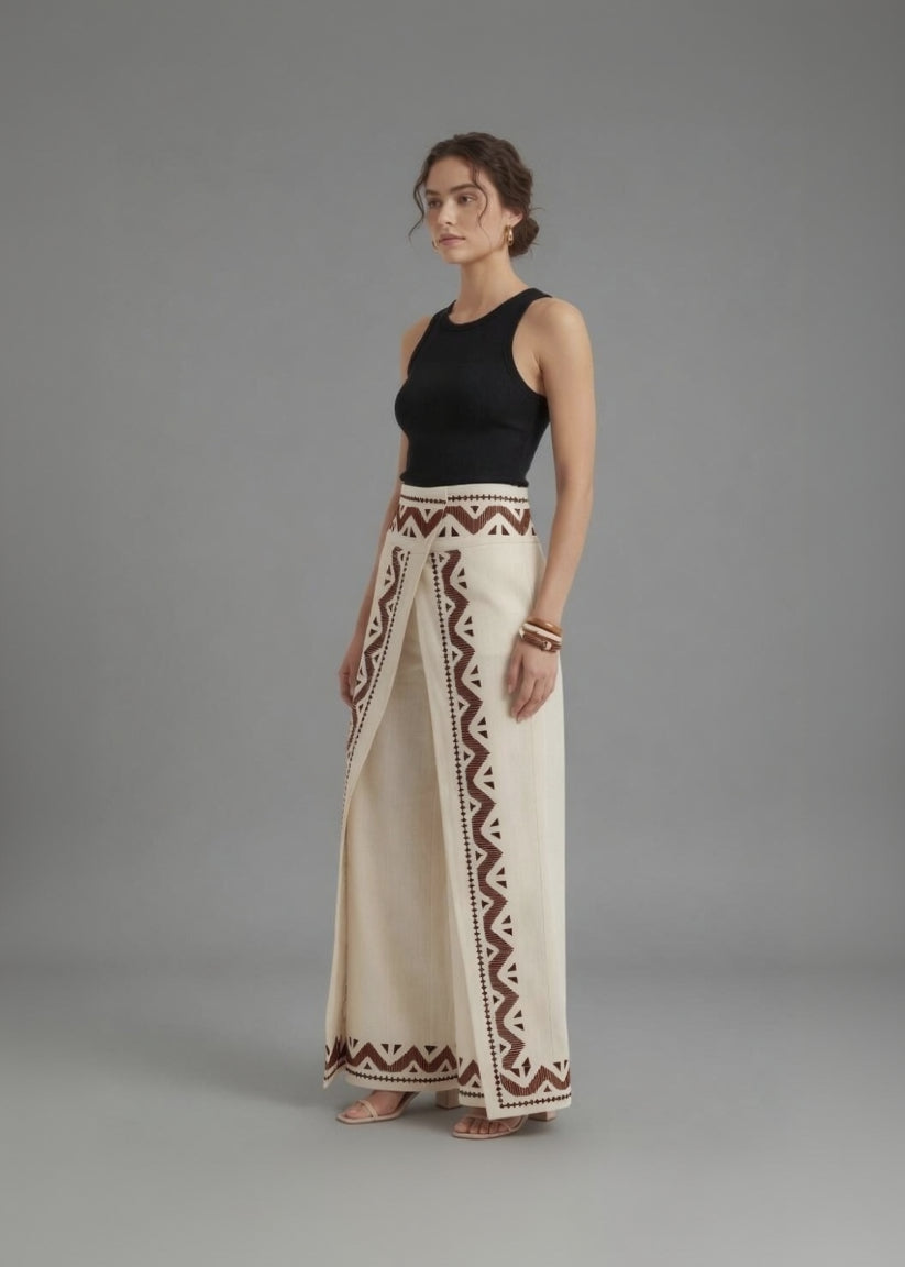 Khadi Drape Plazzo
