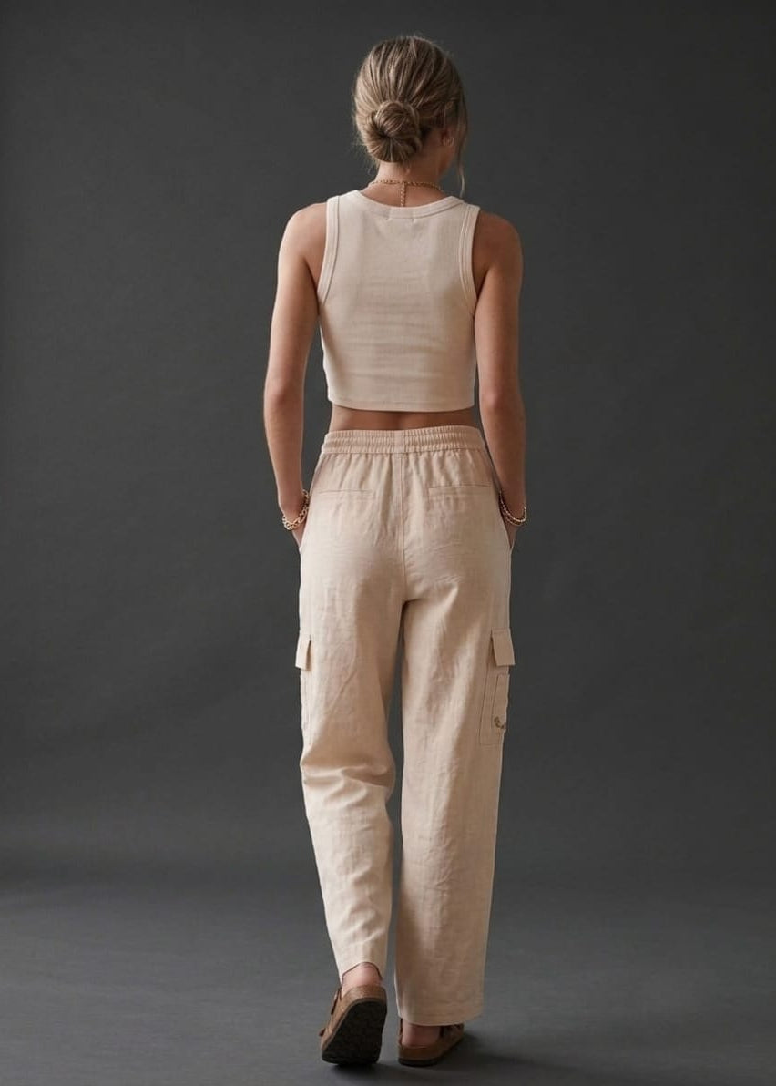 Khadi Cotton Cargo Pant