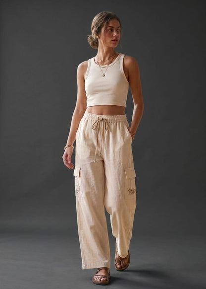 Khadi Cotton Cargo Pant