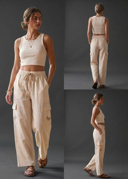 Khadi Cotton Cargo Pant