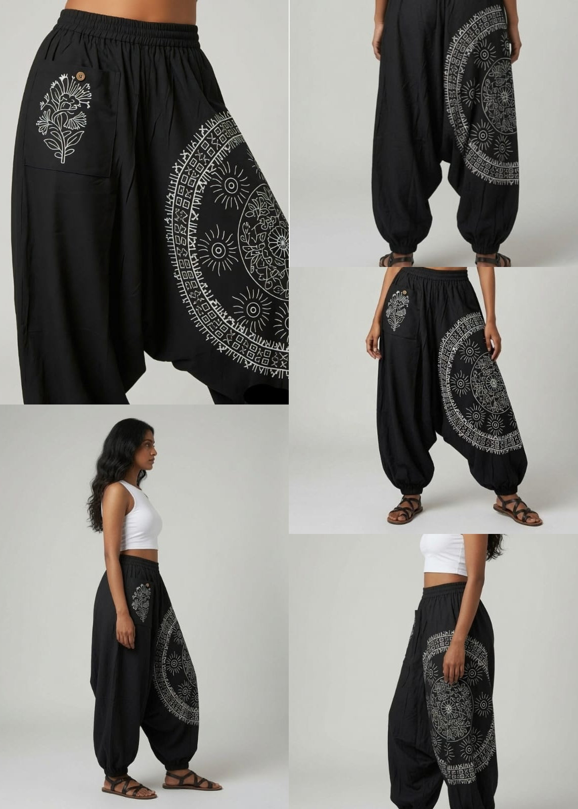 Black Harem Pants