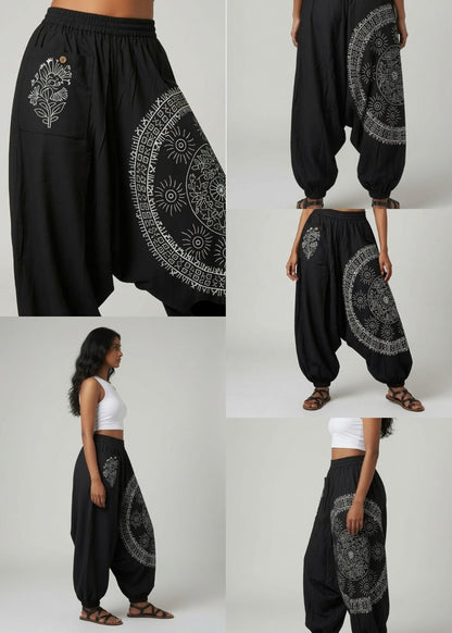 Black Harem Pants