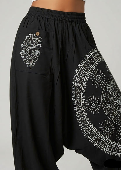 Black Harem Pants
