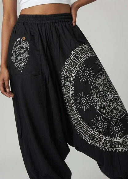 Black Harem Pants