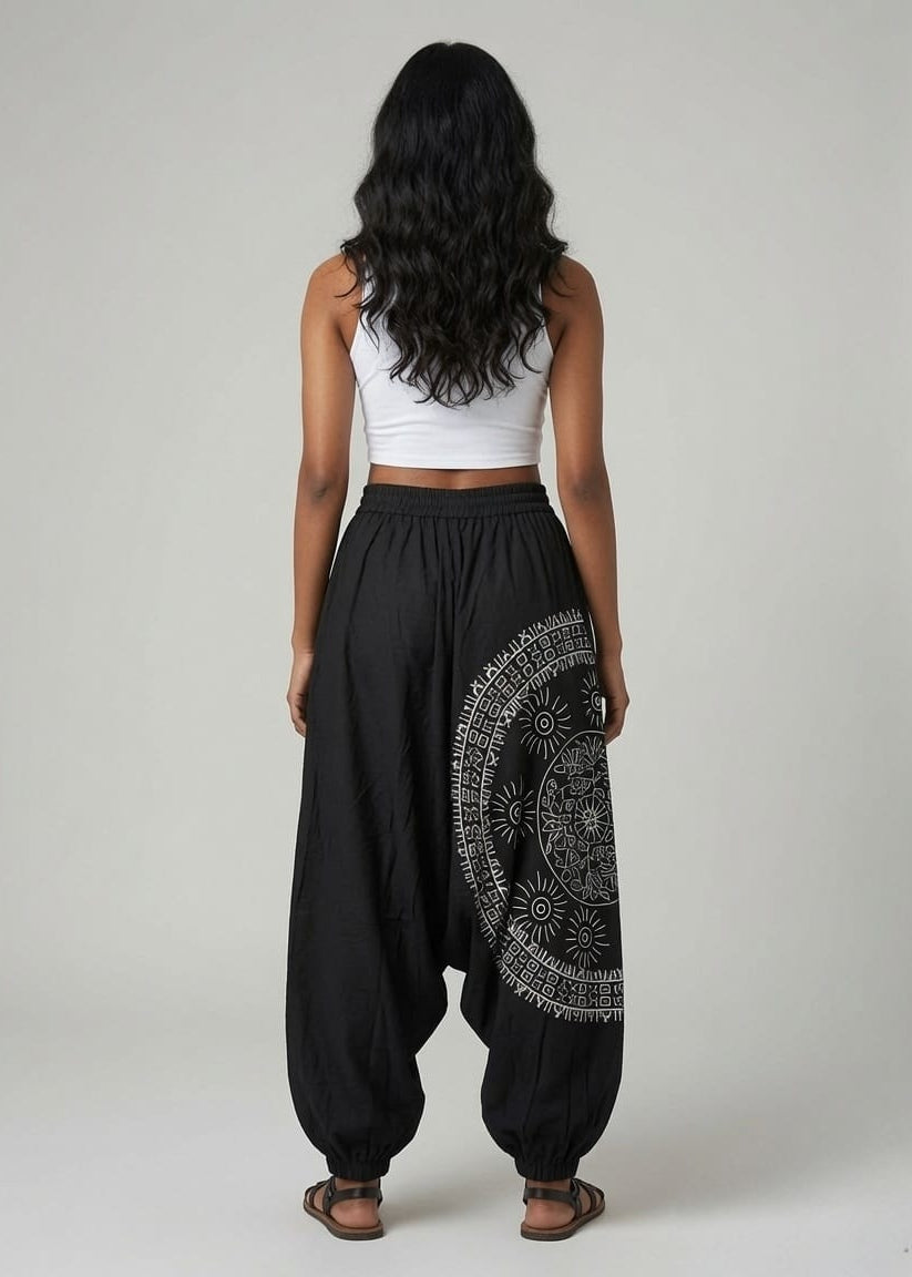 Black Harem Pants