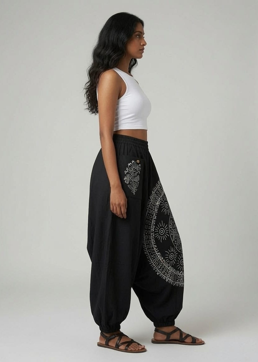 Black Harem Pants