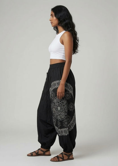 Black Harem Pants