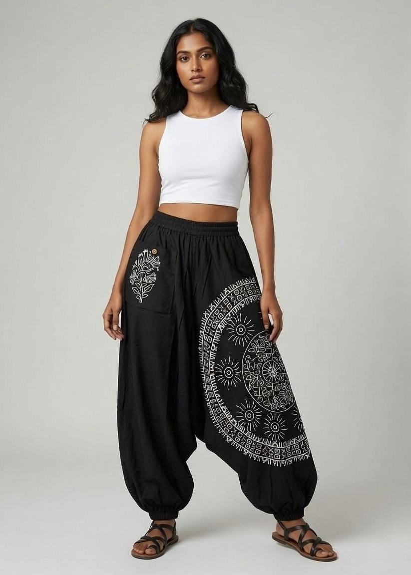 Black Harem Pants