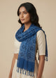 Blue Indigo Print Scarf