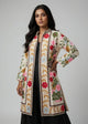 Floral Embroidered Long Shrug