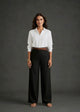 Black Belt Plazzo Pant