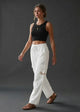 White Cotton Cargo Pant