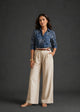 Khadi Belt Plazzo Pant
