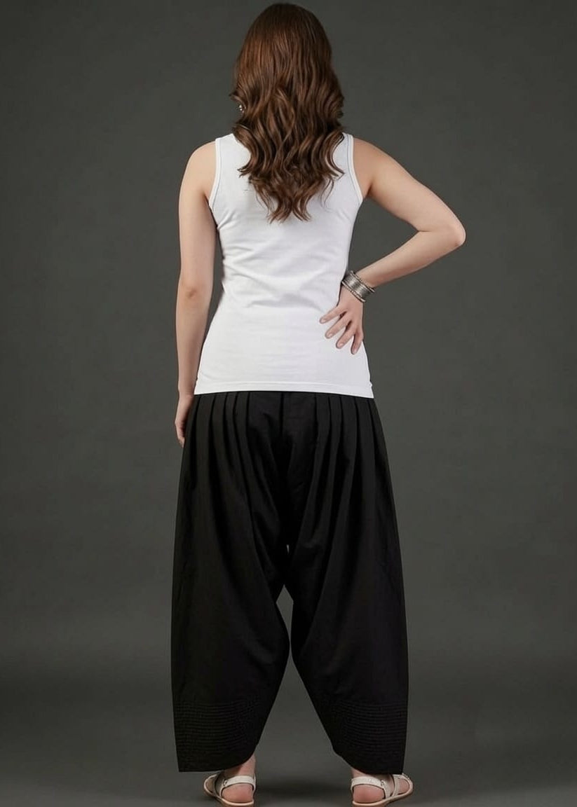 Black Cotton Farsi Salwar