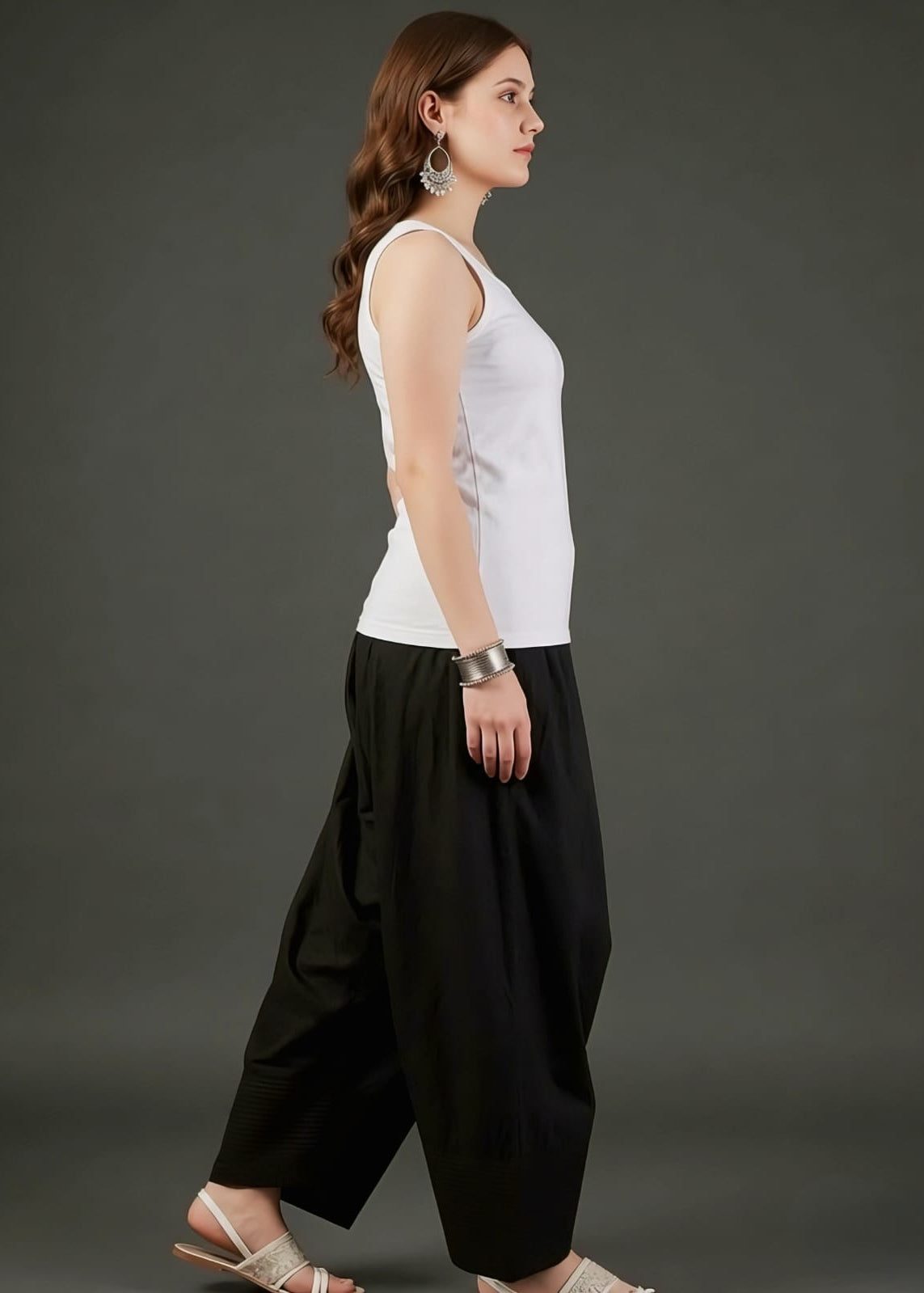 Black Cotton Farsi Salwar