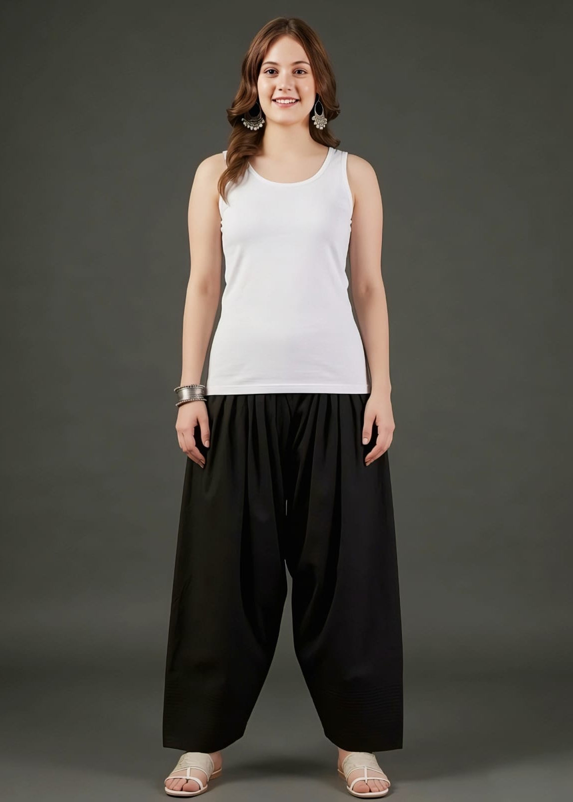 Black Cotton Farsi Salwar