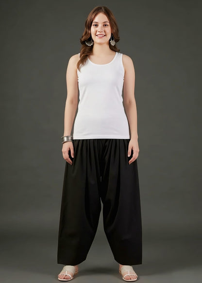 Black Cotton Farsi Salwar