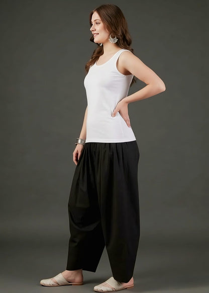 Black Cotton Farsi Salwar