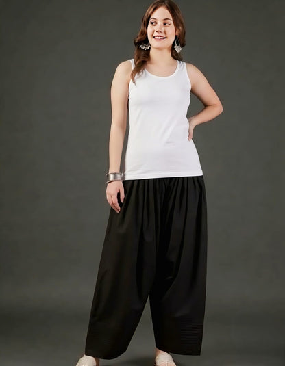 Black Cotton Farsi Salwar