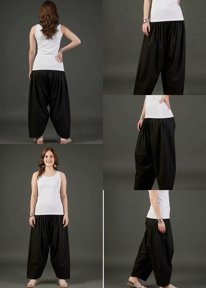 Black Cotton Farsi Salwar