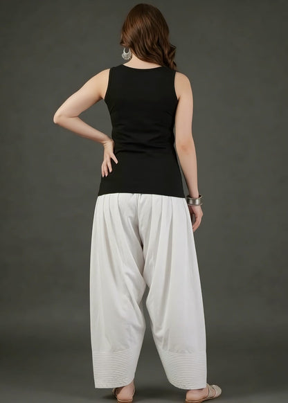 White Cotton Farsi Salwar