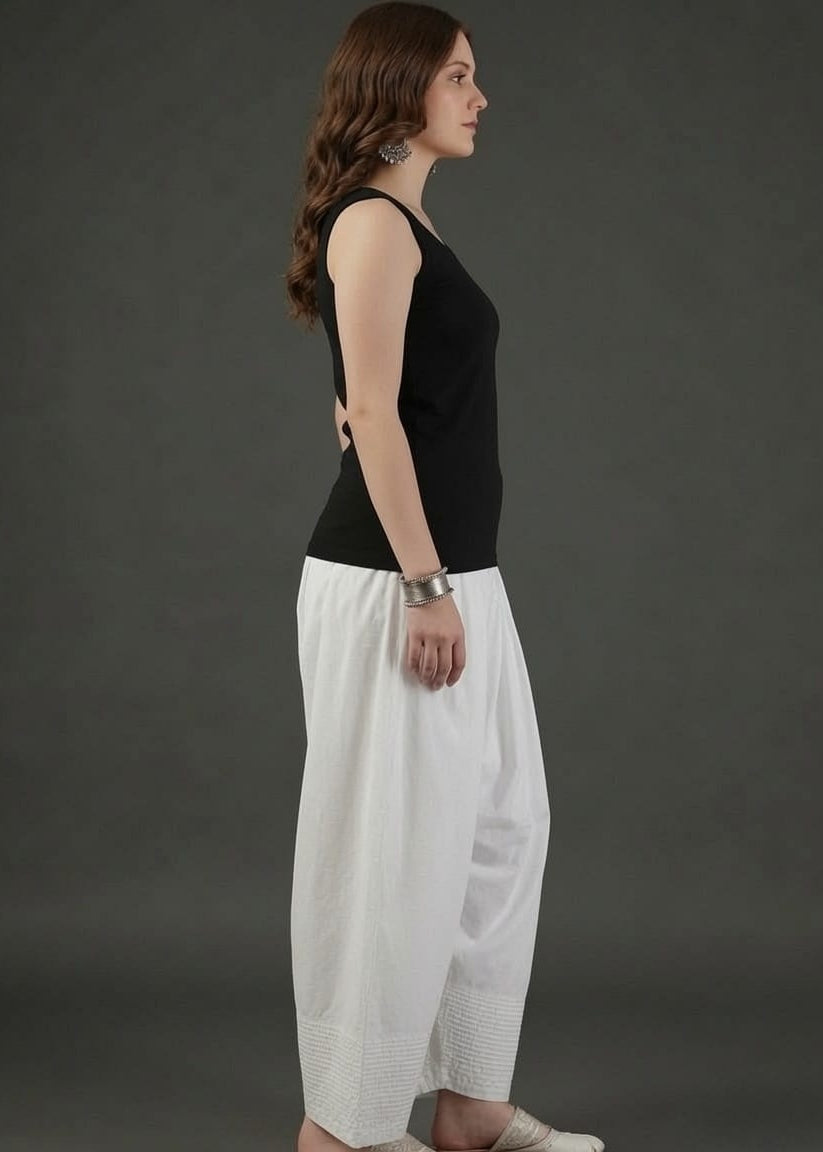 White Cotton Farsi Salwar