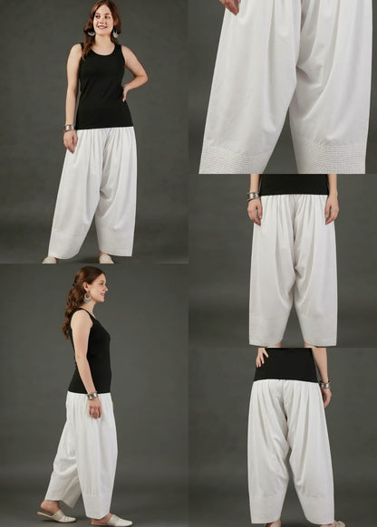 White Cotton Farsi Salwar