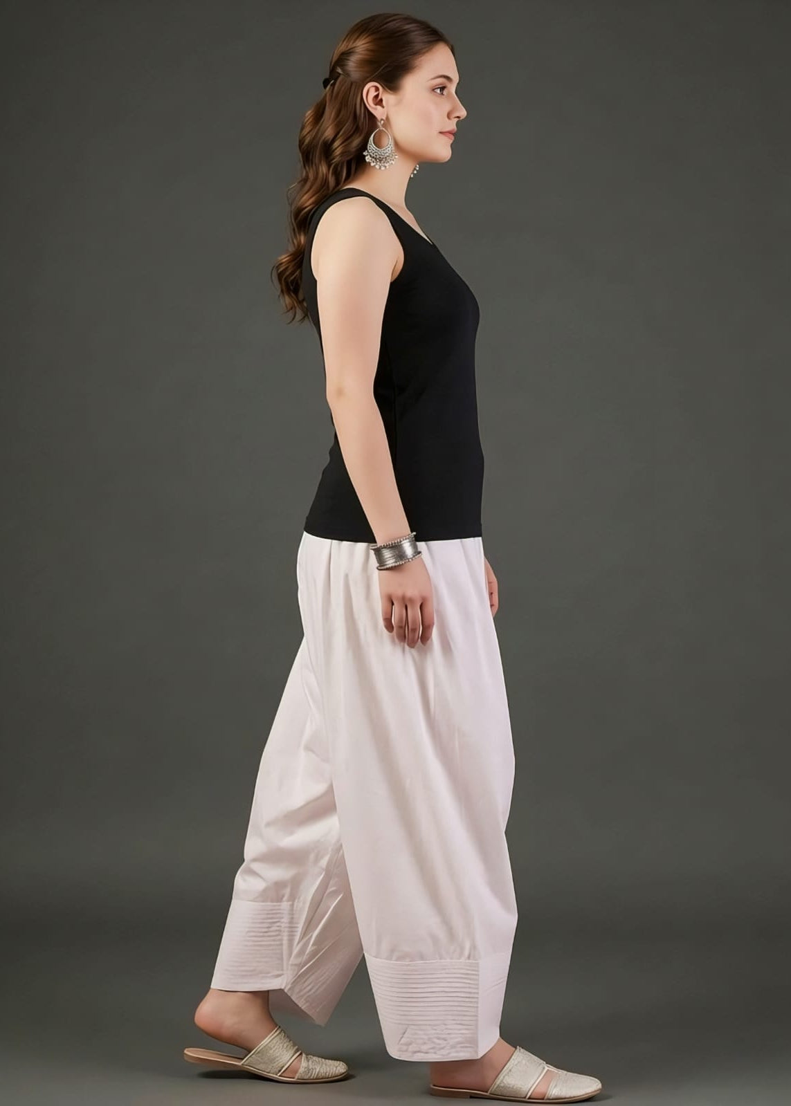 Khadi Cotton Farsi Salwar Pant