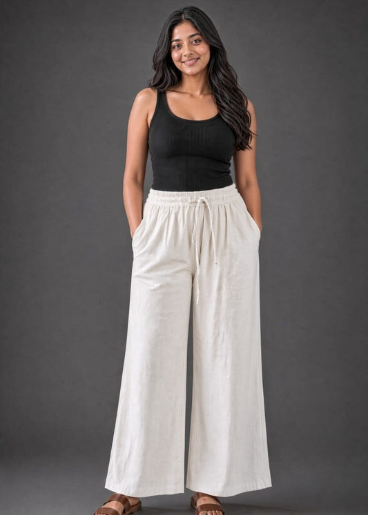 Natural Wide Leg Pant (Dyble)