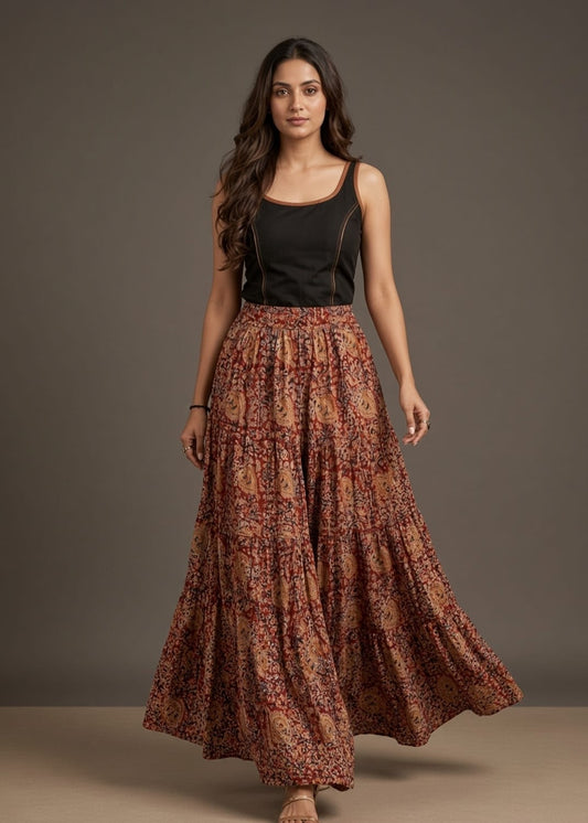 Jaipuri Kalamkari Skirt